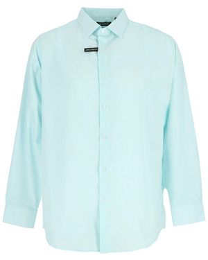 Scotch & Soda And Pattern Long Sleeve Shirt Collar - Blue
