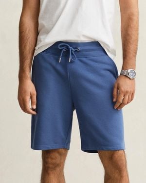GANT Regular Fit Sweat Shorts - Blue