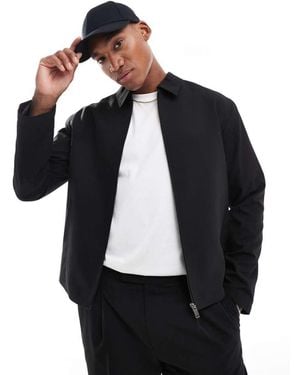 ASOS Smart Co-Ord Harrington Jacket - Black