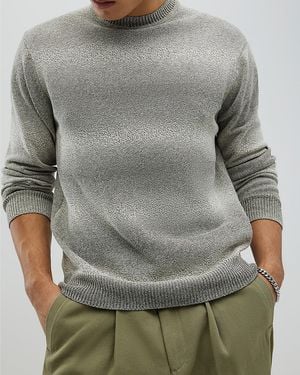 River Island Jumper Slim Fit Gradient Cotton - Grey