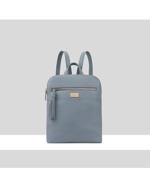 Paul Costelloe Malibu Leather Backpack - Blue