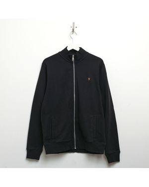 Farah Vance Full Zip Sweat - Black