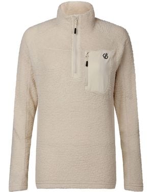 Dare 2b Ladies Levitate Technical Half Zip Fleece Jacket (Almond Milk) - Natural