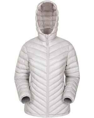 Mountain Warehouse 'Seasons' Padded Jacket Water Resistant Winter Coat - Grey
