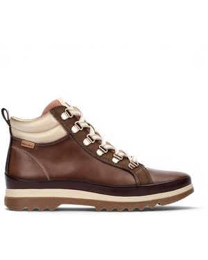 Pikolinos Leather Trainers Trainer Winter Lace-Up Boots - Brown