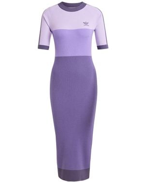 adidas Originals Kseniaschnaider Knit Dress - Purple