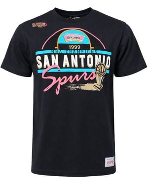 Mitchell & Ness Nba San Antonio Spurs 99 Champs T-Shirt Cotton - Black