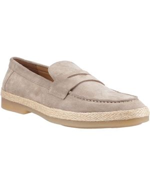 Hush Puppies Laurence Suede Loafers - White