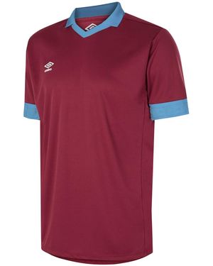Umbro Tempest Jersey (New Claret/Sky) - Red