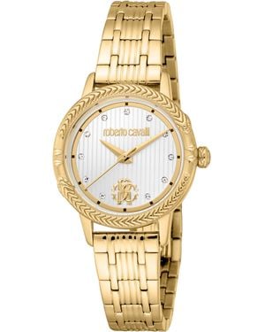 Roberto Cavalli Stainless Steel Colour Watch - Metallic