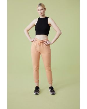 Mountain Warehouse Ribbed Tank Vest Comfy Stretchy Casual Crop Top - Green