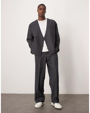 ASOS Wide Leg Suit Trousers - Multicolour