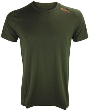 Björn Borg Lightweight Athletic Performance Sport Moisture-Wicking T-Shirt - Green