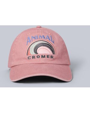 Mountain Warehouse Regional Cromer Baseball Cap Adjustable Head Strap Everyday Casual Hat Cotton - Pink