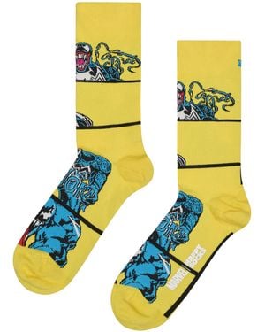 Happy Socks Marvel Symbiote Novelty - Yellow