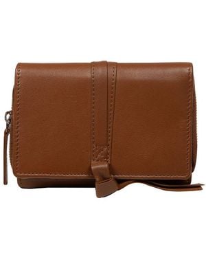 NiNa Amora 'Eugenia' Leather Purse - Brown
