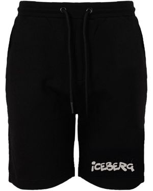 Iceberg Shorts Mannen Zwart