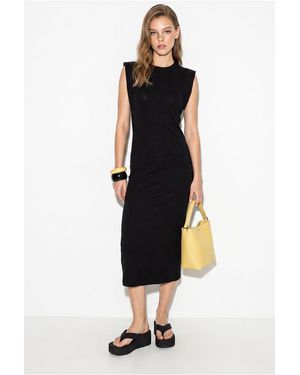 Bianco Lucci Midi Dress - Black