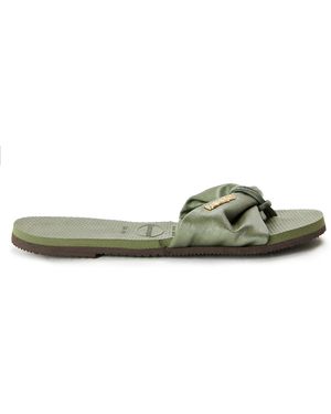 Havaianas Hav. You St Tropez Classic 33 Flip Flops - Green