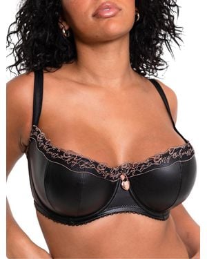 Curvy Kate Key To My Heart Padded Half Cup Bra - Black