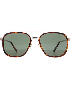 Police Aviator Shiny Havana Splc49 Lewis 21 - Brown