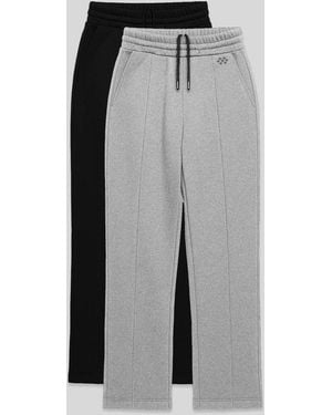 TOMMY LIFE Cotton Blend Joggers - Black