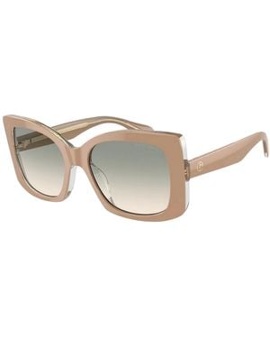 Armani Sunglasses 55/19/140 Mm Acetate - Metallic
