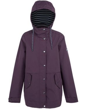 Regatta Ladies Bayla Waterproof Jacket (Deep Plum) - Purple