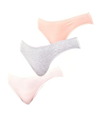 Kisses&Love 3-pack Katoenen Slip Kl10000 - Wit