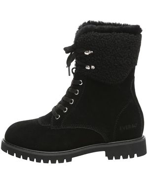 EVER AU Sittella Fashion Chunky Boots - Black