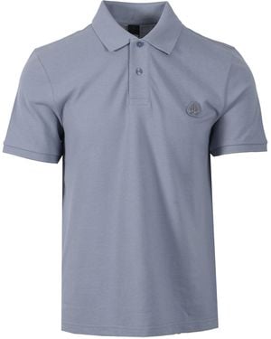 Moose Knuckles Everett Polo Shirt Jet Stream - Blue