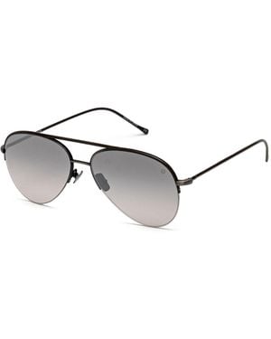 Belstaff Sunglasses Phoenix--Marron-Leather-W Ø 59 Mm - Metallic