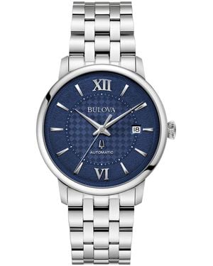 Bulova Hudson Watch 96B447 Stainless Steel - Metallic