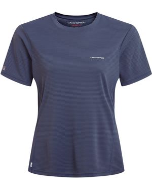 Craghoppers Ladies Nosilife T-Shirt (Anthracite) - Blue