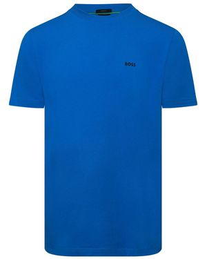 BOSS Logo T-Shirt, Design - Blue