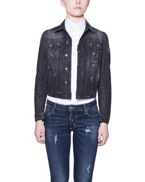 DSquared² Jacket With Studs - Blue