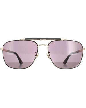Police Aviator Rose Semi Matte Smoke Spld43 Origins 44 Metal (Archived) - Brown