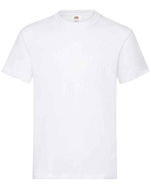 Fruit Of The Loom Adult Heavy Cotton T-Shirt - White