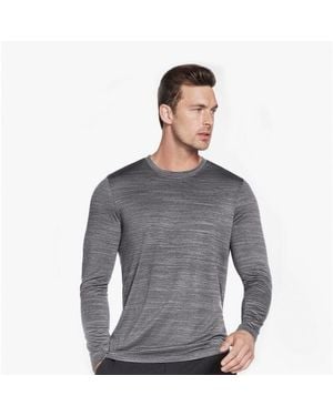 Skechers M3Lt157/Ltgy On The Road Long Sleeve T-Shirt Alloy/Bold - Grey