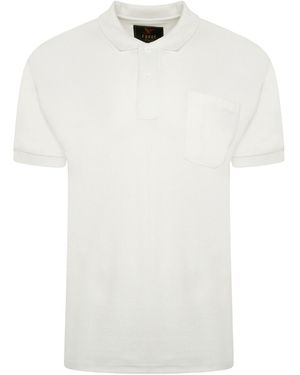 Forge Plus Size Polo Shirt - White
