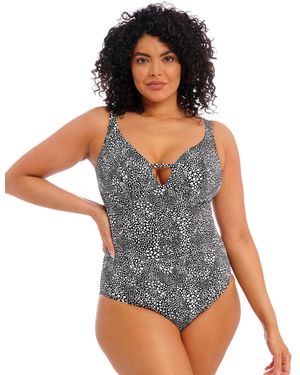 Elomi Pebble Cove Non Wired Swimsuit - Grey