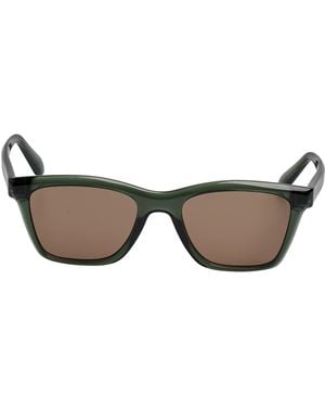 Ferragamo Rectangular Acetate Sunglasses Sf2001S - Brown