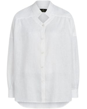 Belstaff Maeve Linen Shirt - White