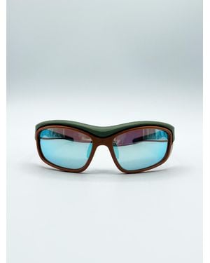SVNX Cycling Style Glasses - Blue