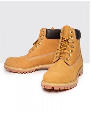 Timberland 6 Inch Premium Waterproof Boots - Yellow