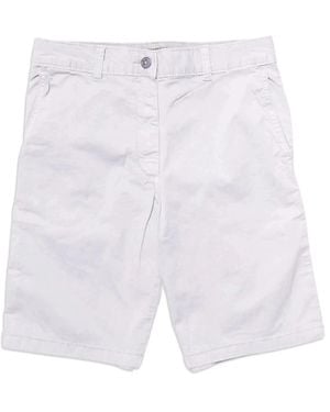 Secret Label Casual Cotton Chino Shorts - White