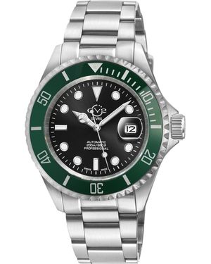 Gv2 Liguria Swiss Automatic Movement Sa100 Bezel, Dial Watch - Grey