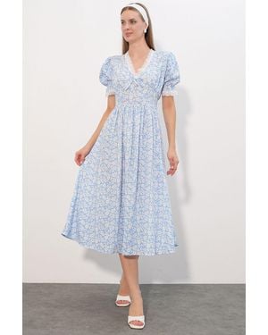 Bigdart Viscose Knit Dress - White