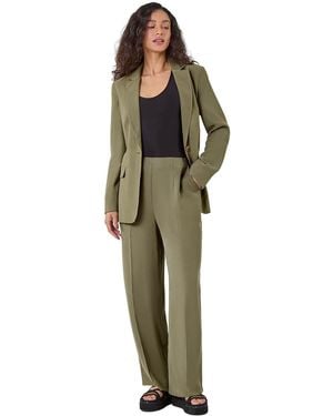 D.u.s.k Elasticated Back Tailored Trousers - Green