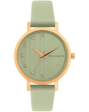 French Connection Accessories Connnection Analog Dial Watch - Metallic
